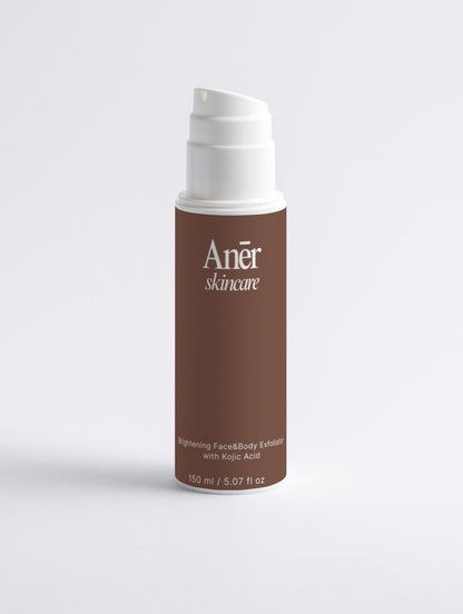 Brightening Face & Body Exfoliator with Kojic Acid - Aner