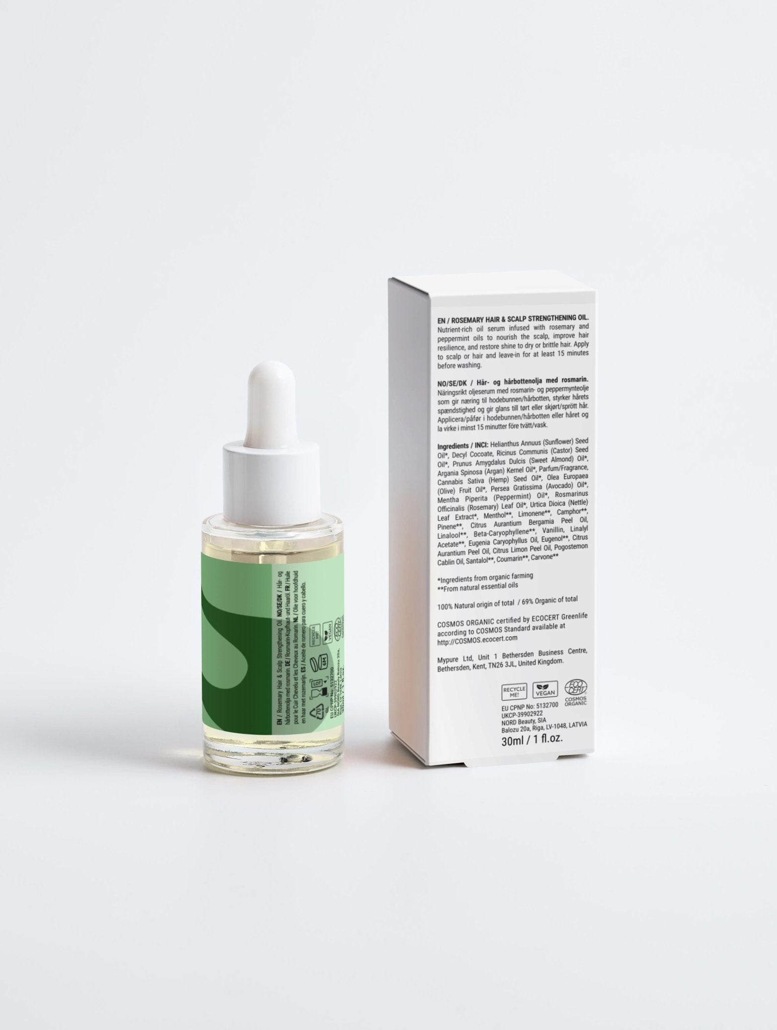 Rosemary Hair & Scalp Strengthening Oil - Aner